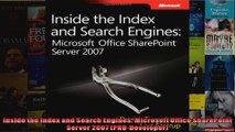 Inside the Index and Search Engines Microsoft Office SharePoint Server 2007