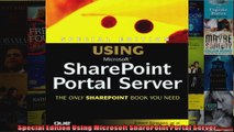 Special Edition Using Microsoft SharePoint Portal Server