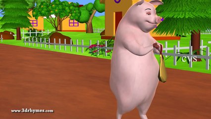 This Little Piggy Went to Market - 3D Animation English Nursery rhymes for children