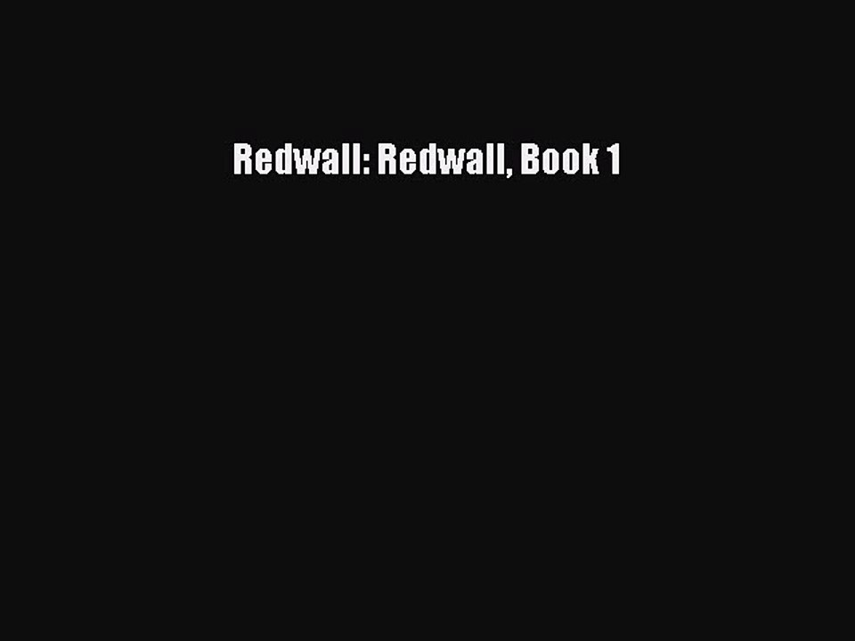 Read Redwall: Redwall Book 1 PDF Free