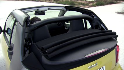 Smart fortwo cabrio black-to-yellow and graphite grey