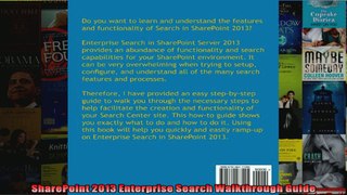 SharePoint 2013 Enterprise Search Walkthrough Guide