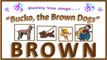 Color  BROWN Song  Learn Colours  Preschool Colors Nursery Rhymes  BY ANIMATED WORLD ...