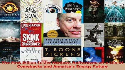 Download  The First Billion Is the Hardest Reflections on a Life of Comebacks and Americas Energy Free Books