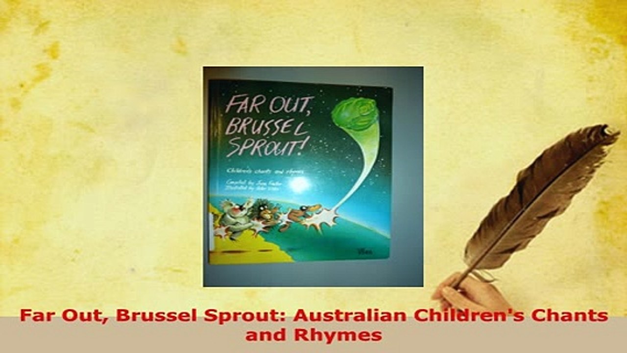Download Far Out Brussel Sprout Australian Childrens Chants and Rhymes ...