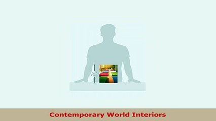 PDF  Contemporary World Interiors PDF Full Ebook
