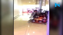 Sickening video: Toy car operator forcefully kisses a child!