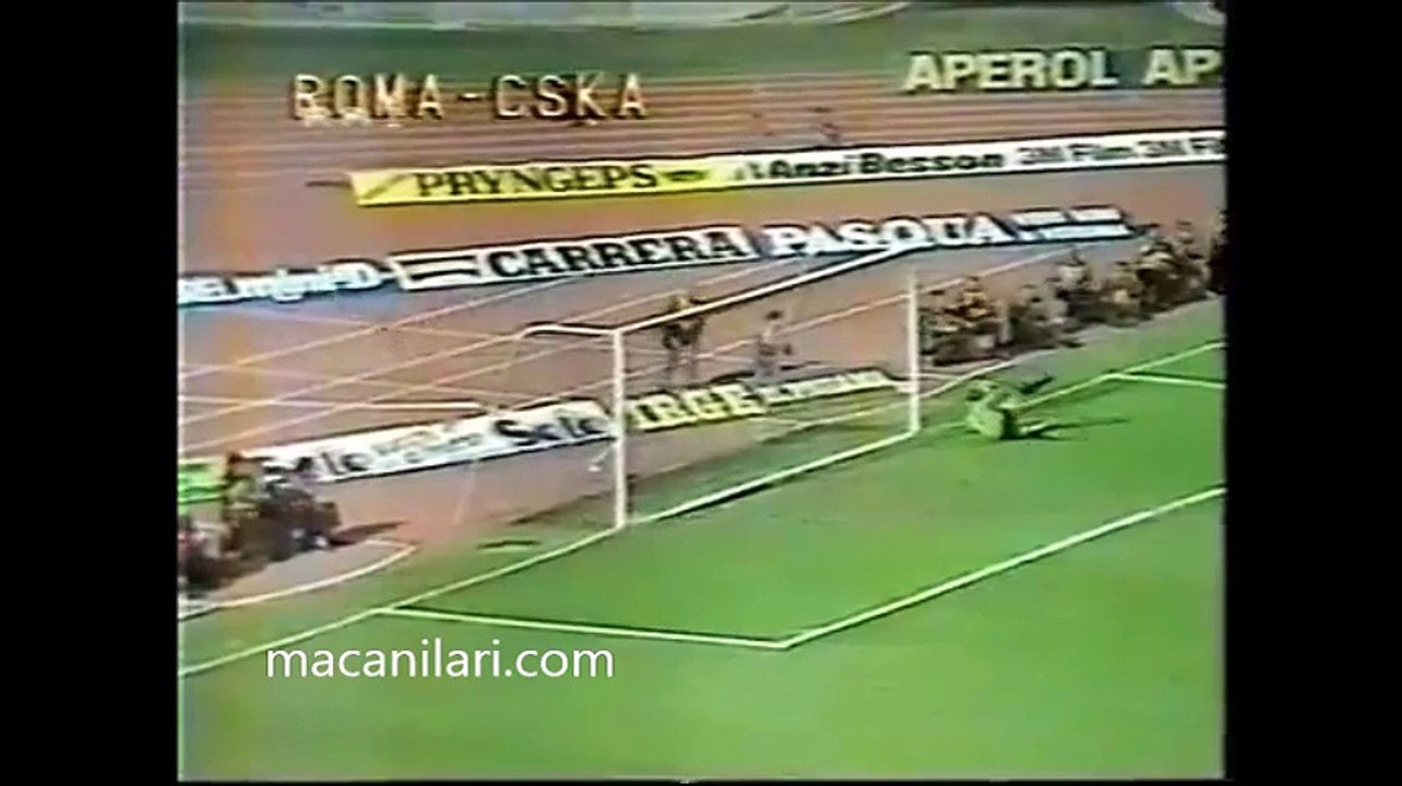 02.11.1983 - 1983-1984 European Champion Clubs' Cup 2nd Round 2nd Leg AS Roma 1-0 CSKA Septemvriysko Zname