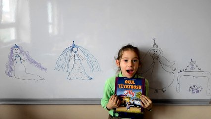 İrem ''okul tiyatrosu'' adlı kitabı anlatıyor