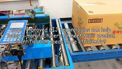 How New-Generation CIJ Printers Are Driving Production Efficiency for Manufacturers
