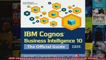 IBM Cognos Business Intelligence 10 The Official Guide