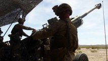 U.S. Marines M777 Howitzer Live Fire