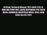 Download US Army Technical Manual TM 5-4930-228-14 TANK AND PUMP UNIT LIQUID DISPENSING FOR