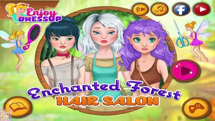 Enchanted Forest Hair Salon - The Pony Princess Red Riding Hood and Tinkerbell Makeover Game