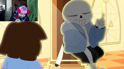 Kushowa Reacts to Sans Battle Stronger Than You (Undertale Animation)