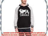 Lonsdale London Sweatshirt Hooded Stockfort - Sudadera para hombre color negro talla M (S UK)