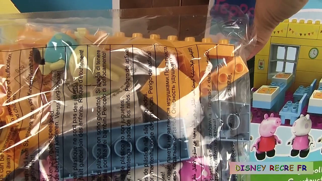 Peppa Pig Salle de Classe Ecole Jeu de construction Schoolhouse Construction Set