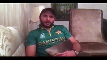 ( Shahid Khan Afridi ) My message to my nation ! I am Sorry to my Nation