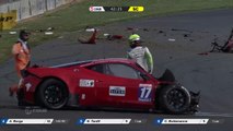 Le crash impressionnant d’une Ferrari 458 GT3 à Nogaro