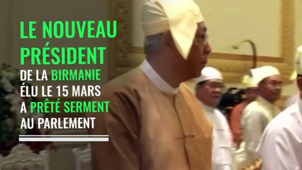 La Birmanie passe d'une junte militaire à un président élu
