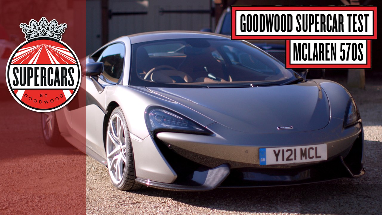 McLaren 570S former-Stig's Goodwood Supercar Test