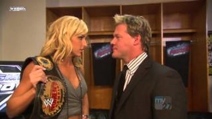 Smackdown 10/16/09 Beth Phoenix, Mickie James & Michelle McCool Backstage Segment
