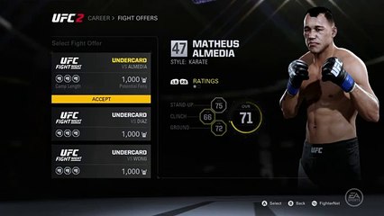 UFC 2 Conor McGregor Career Mode  EA Sports UFC 2 Conor McGregor Welterweight Career 50