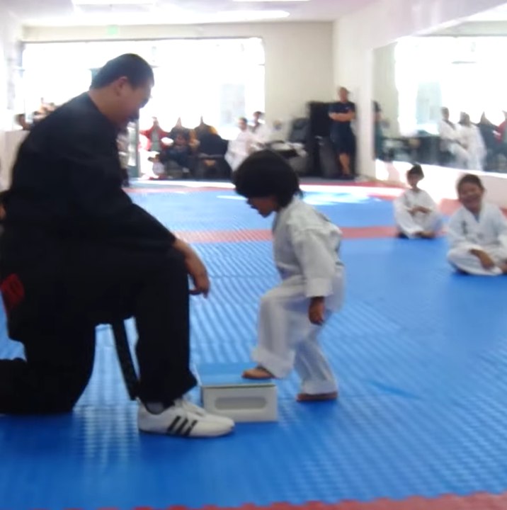 A sweet first taekwondo class