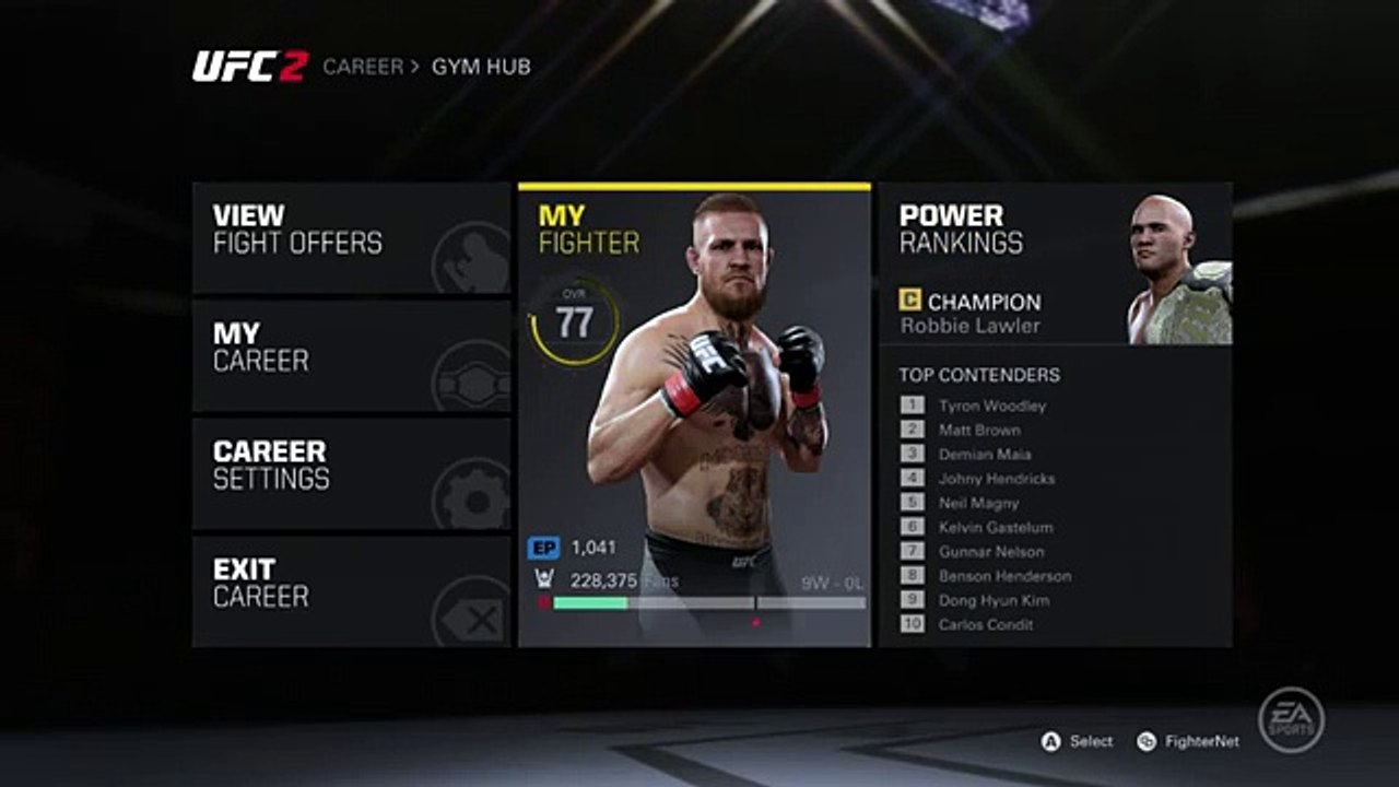 UFC 2 Conor McGregor Career Mode  EA Sports UFC 2 Conor McGregor Welterweight Career 58
