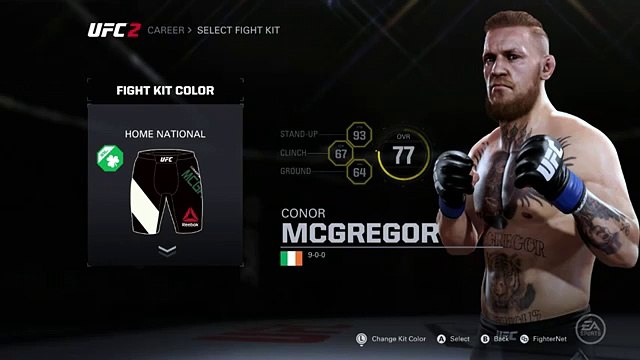 UFC 2 Conor McGregor Career Mode EA Sports UFC 2 Conor McGregor Welterweight Career 60