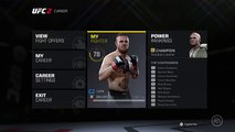 UFC 2 Conor McGregor Career Mode  EA Sports UFC 2 Conor McGregor Welterweight Career 70