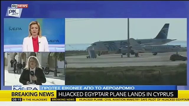 RAW Video-EgyptAir plane Flight MS181 hijacked to Cyprus, all passengers freed