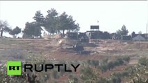 Raining Shells: Turkish army fires on Kurdish forces in Syria
