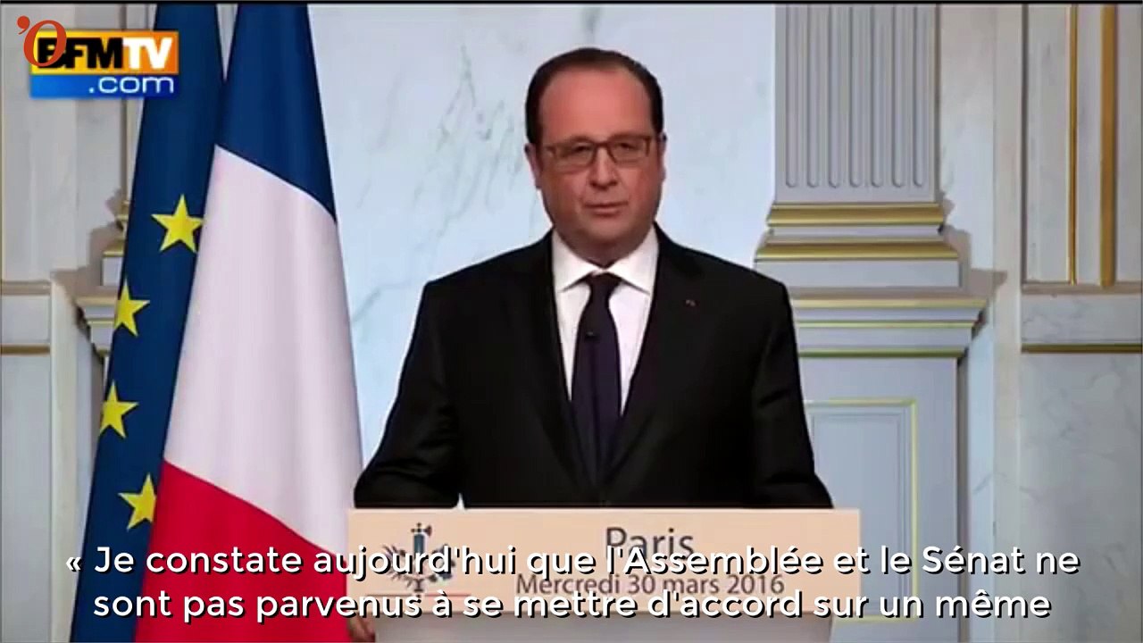 Déchéance de nationalité : François Hollande fait marche arrière toute