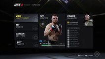 UFC 2 Conor McGregor Career Mode  EA Sports UFC 2 Conor McGregor Welterweight Career 86