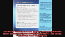 SelfPaced Training Kit Exam 70643 Configuring Windows Server 2008 Applications
