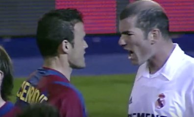 Le clash Zinedine Zidane vs. Luis Enrique - Clasico 2003