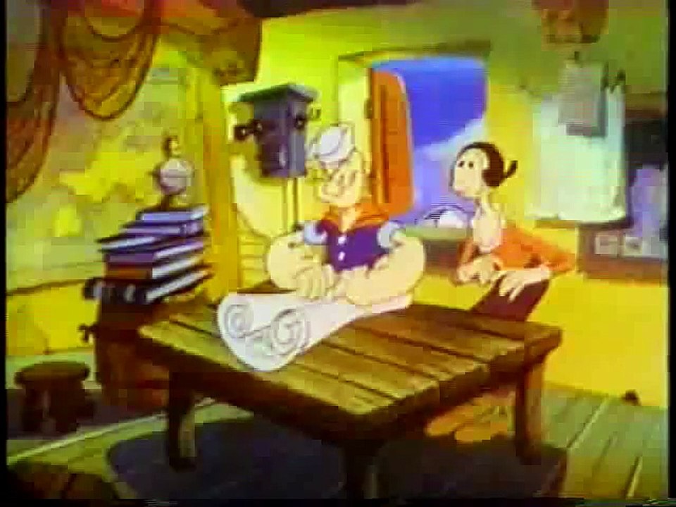 Popeye's Treasure Hunt 197CBS Cartoon intro  Popeye Cartoon