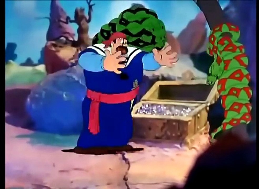 Popeye the Sailor Meets Sindbad the Sailor (193- Color Special)  Popeye Cartoon