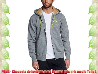 PUMA - Chaqueta de invierno para hombre gris gris medio Talla:L