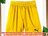 PUMA Hose SMU Velize Shorts W/O Innerslip - Pantalones cortos de fútbol para niño color amarillo