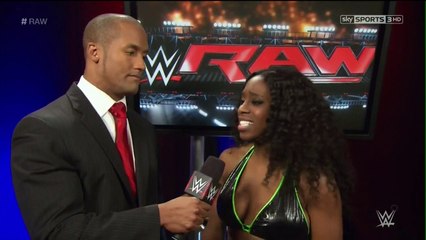 WWE Naomi Backstage Segment show