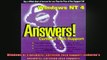 Windows Nt 4 Answers Certified Tech Support Osbornes answers certified tech support
