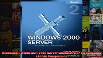 Microsoft Windows 2000 Server Administrators Companion Admin Companion