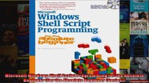 Microsoft Windows Shell Script Programming for the Absolute Beginner For the Absolute