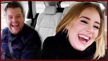 ADELE RAPS ON CARPOOL KARAOKE WITH JAMES CORDEN!