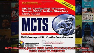 MCTS Windows Server 2008 Active Directory Services Study Guide Exam 70640 SET