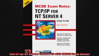 TCPIP for NT Server 4 Exam 70059 MCSE Exam Notes
