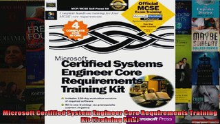 Microsoft Certified System Engineer Core Requirements Training Kit Training Kits