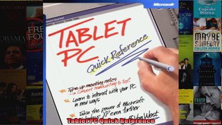 Tablet PC Quick Reference